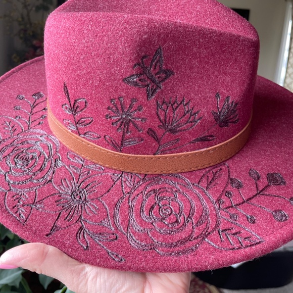 Fedora hat hand burned - Picture 3 of 3